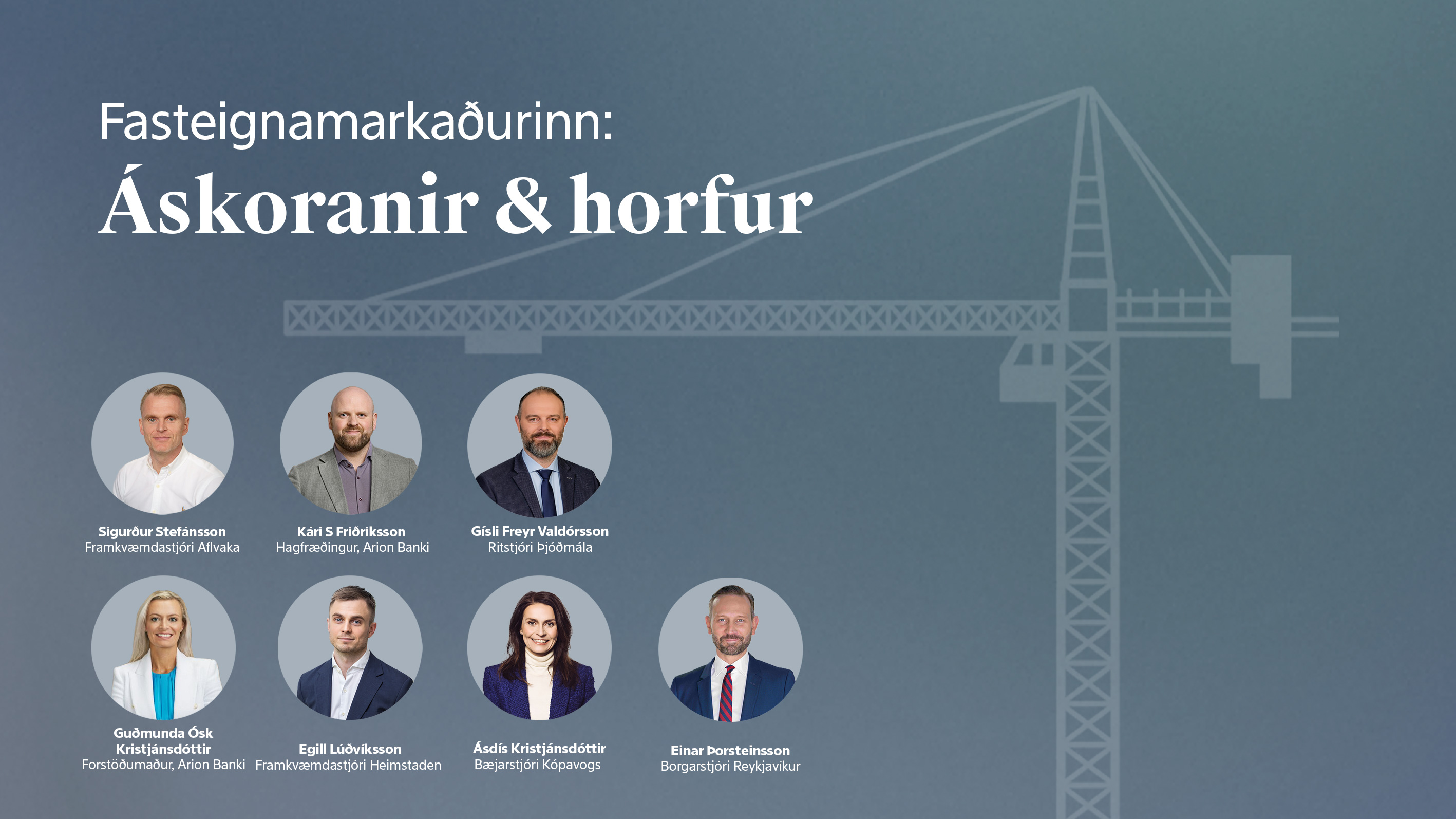 Velheppnaður morgunfundur Arion banka um fasteignamarkaðinn - mynd