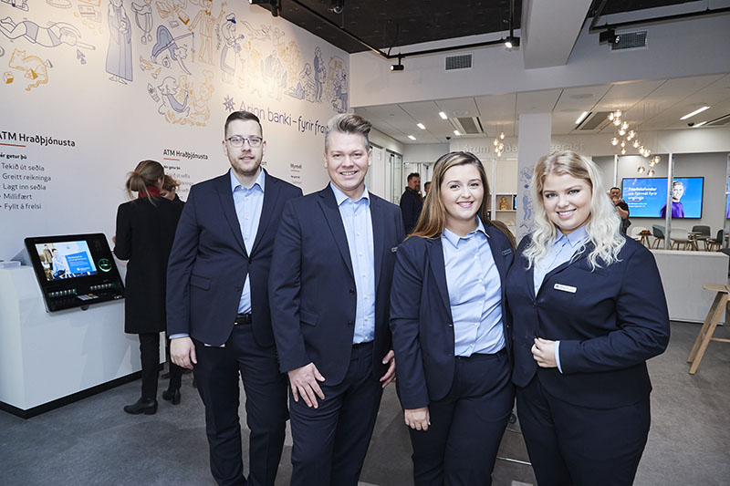Arion banki opnar aftur í Kringlunni eftir breytingar - opið alla daga vikunnar - mynd