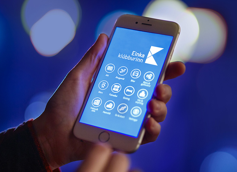 App Einkakúbbsins. - mynd