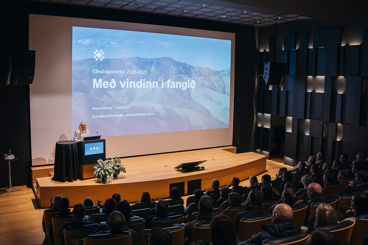 Horfðu á upptökur frá morgunfundi Arion banka um horfurnar í hagkerfinu og íslenskri ferðaþjónustu - mynd