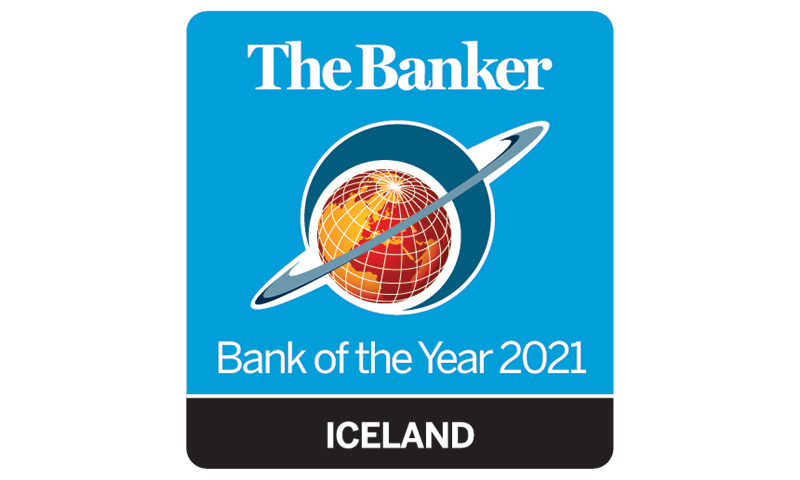 The Banker velur Arion banka banka ársins 2021 á Íslandi - mynd