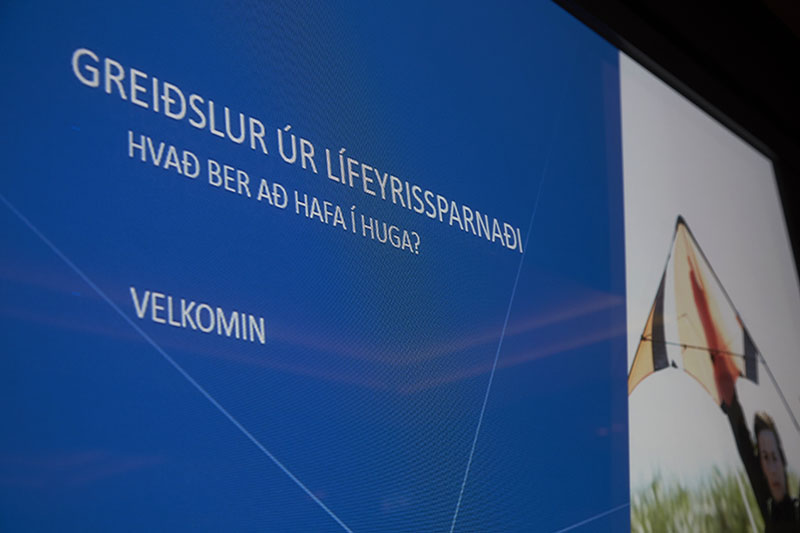 Vel sóttur fræðslufundur um greiðslur úr lífeyrissparnaði - mynd